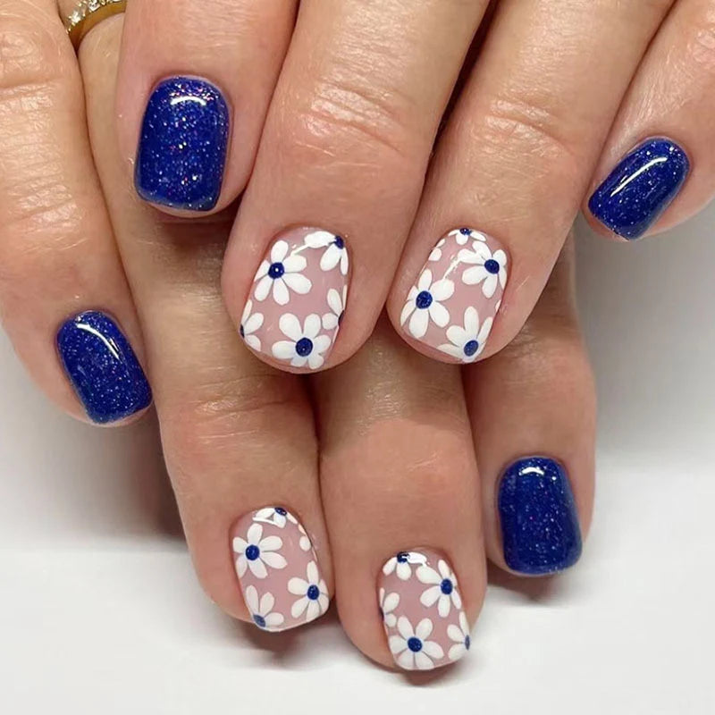 Nail Art Stickers Floral Design Self-Adhesive & Long-Lasting