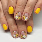 Nail Art Stickers Floral Design Self-Adhesive & Long-Lasting