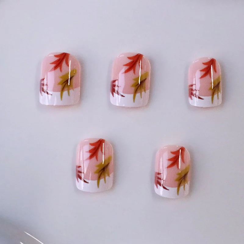 Nail Art Stickers Floral Glossy Self-Adhesive