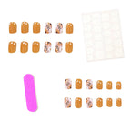 Nail Art Stickers Floral Long-Lasting Set of 24