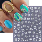 Nail Art Stickers Floral Peel-And-Stick Long-Lasting