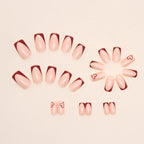 Nail Art Stickers Heart Border Coffin Design Easy Application