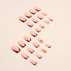Nail Art Stickers Heart Border Coffin Design Easy Application
