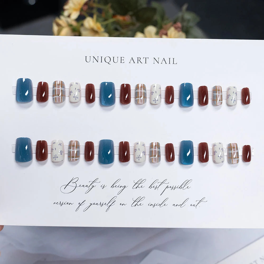 Nail Art Stickers Intricate Floral Long-Lasting & Easy Application