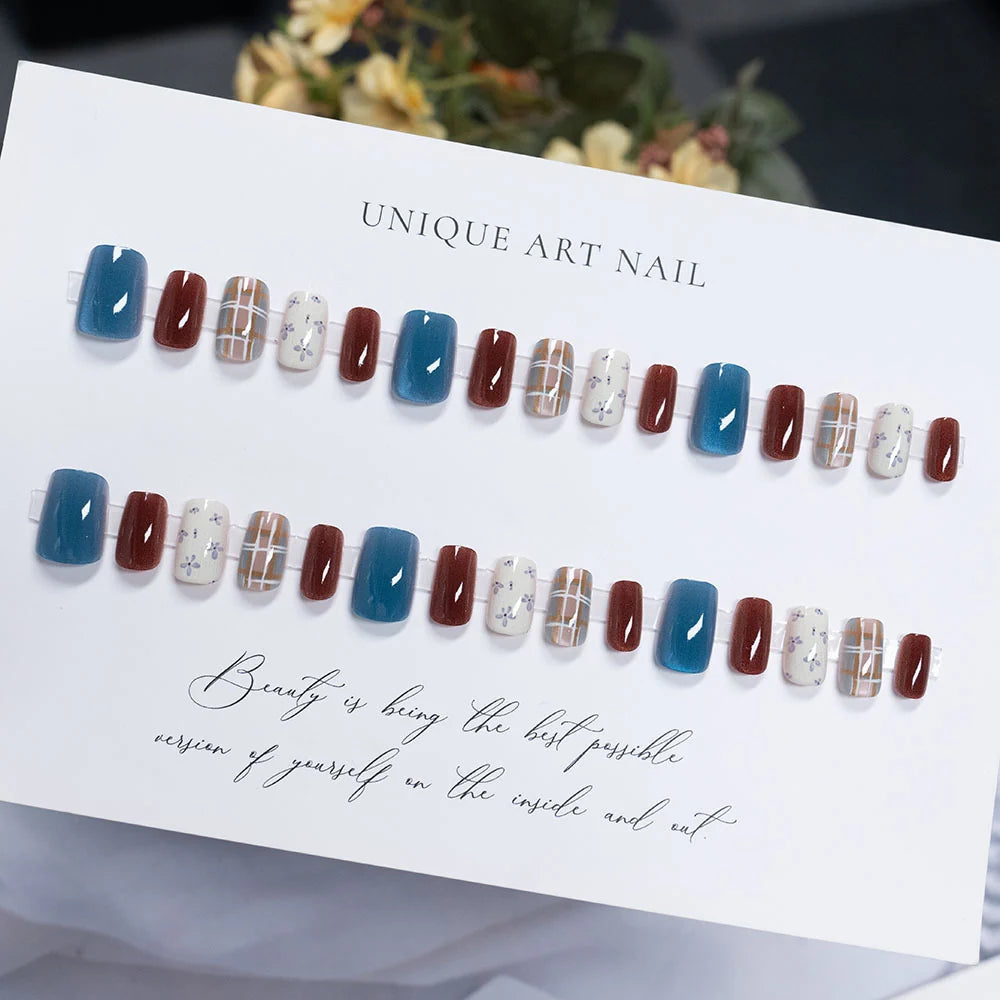 Nail Art Stickers Intricate Floral Long-Lasting & Easy Application