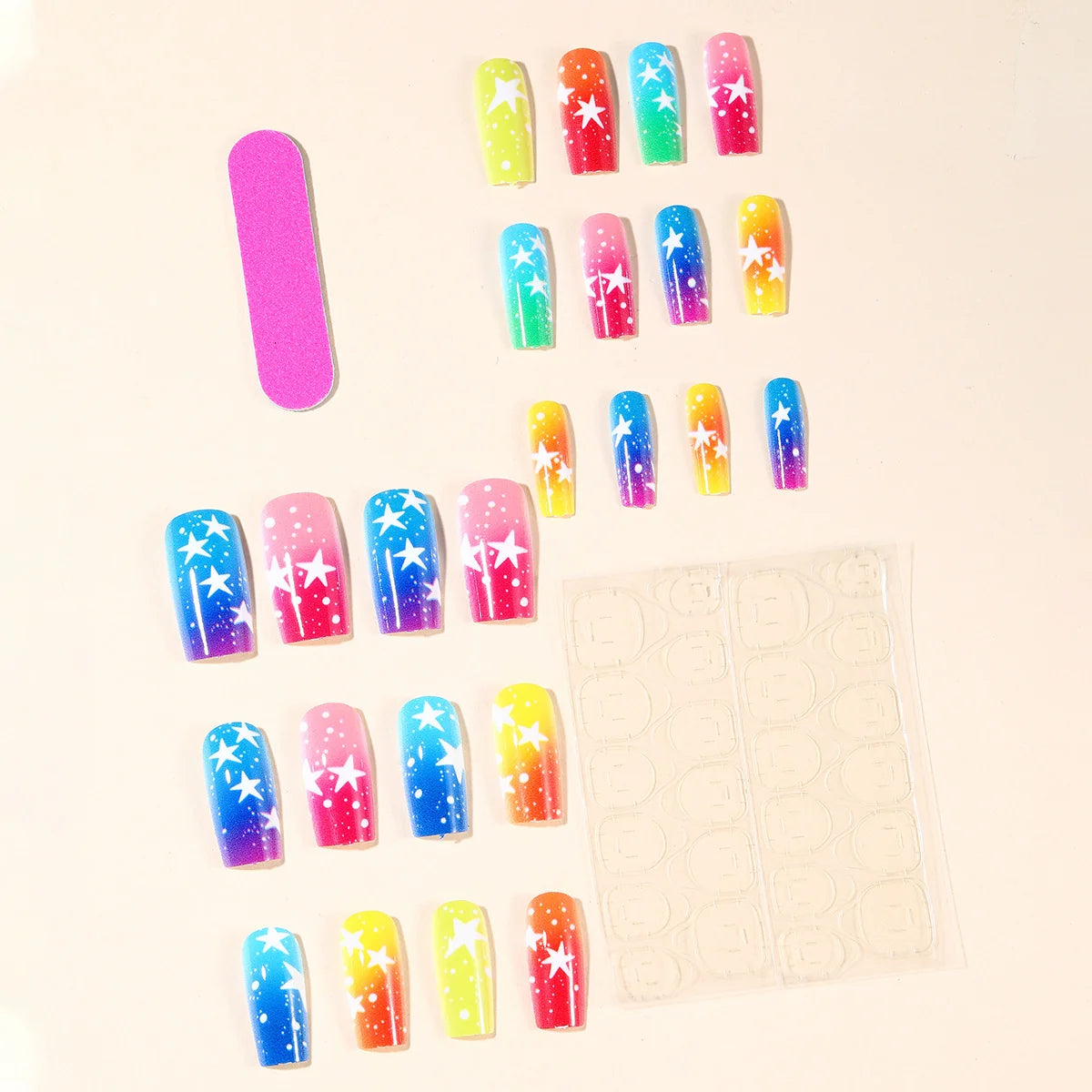 Nail Art Stickers Ombre Starry Peel & Stick