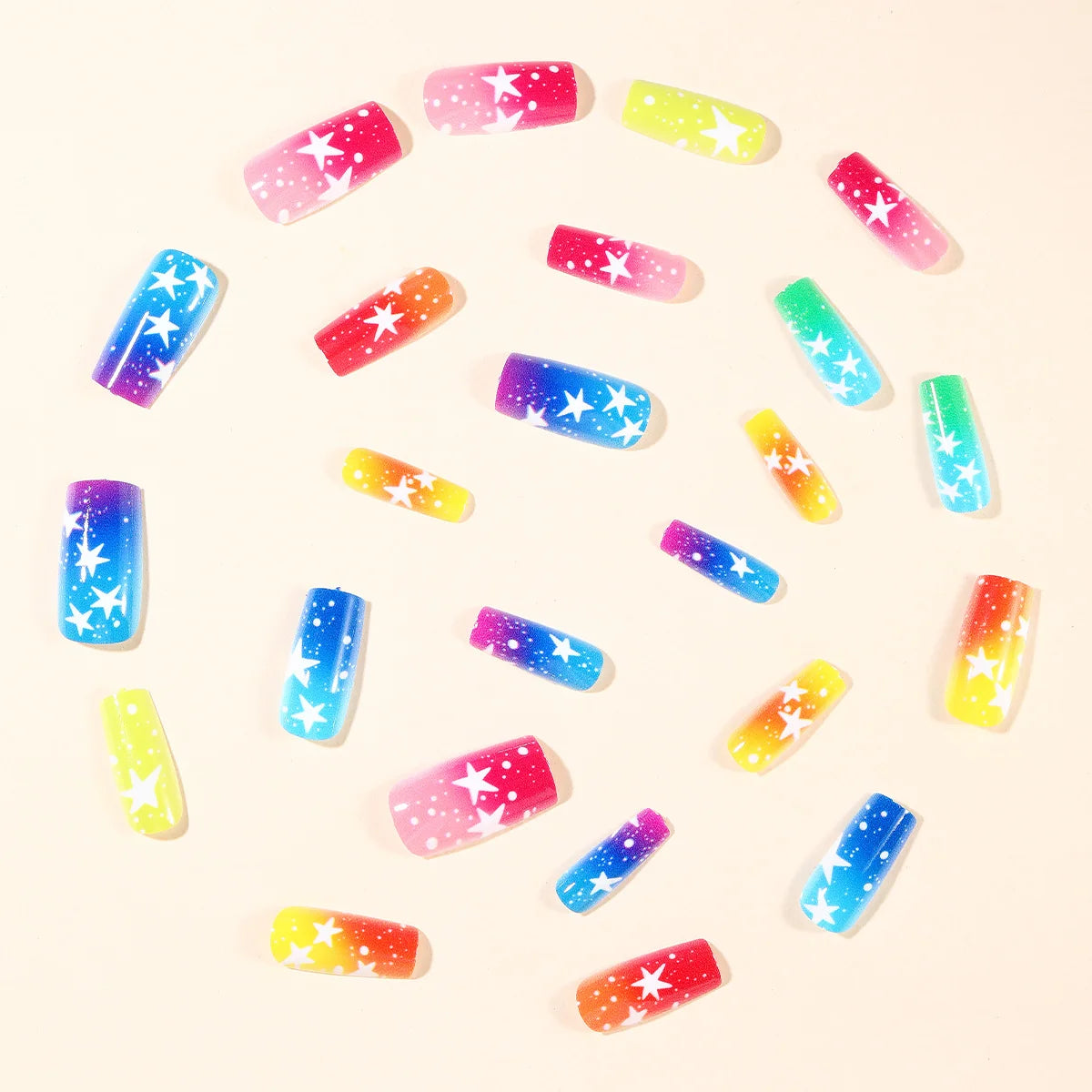 Nail Art Stickers Ombre Starry Peel & Stick