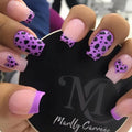 Nail Art Stickers Self-Adhesive Hearts & Leopard Print