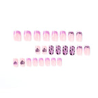 Nail Art Stickers Self-Adhesive Hearts & Leopard Print