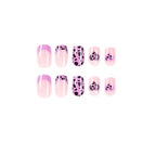 Nail Art Stickers Self-Adhesive Hearts & Leopard Print