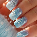 Nail Art Strips Holiday Snowflake & Ornament Easy-Apply