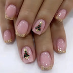 Nail Art Strips Holiday Snowflake & Ornament Easy-Apply
