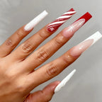 Nail Art Strips Holiday Snowflake & Ornament Easy-Apply