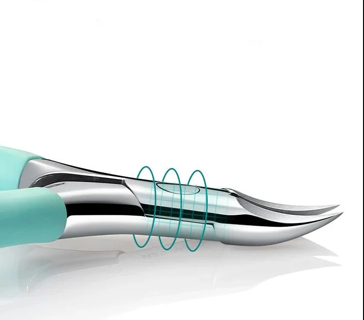 Nail Clipper 25° Curved Surgical Steel Protective Cap
