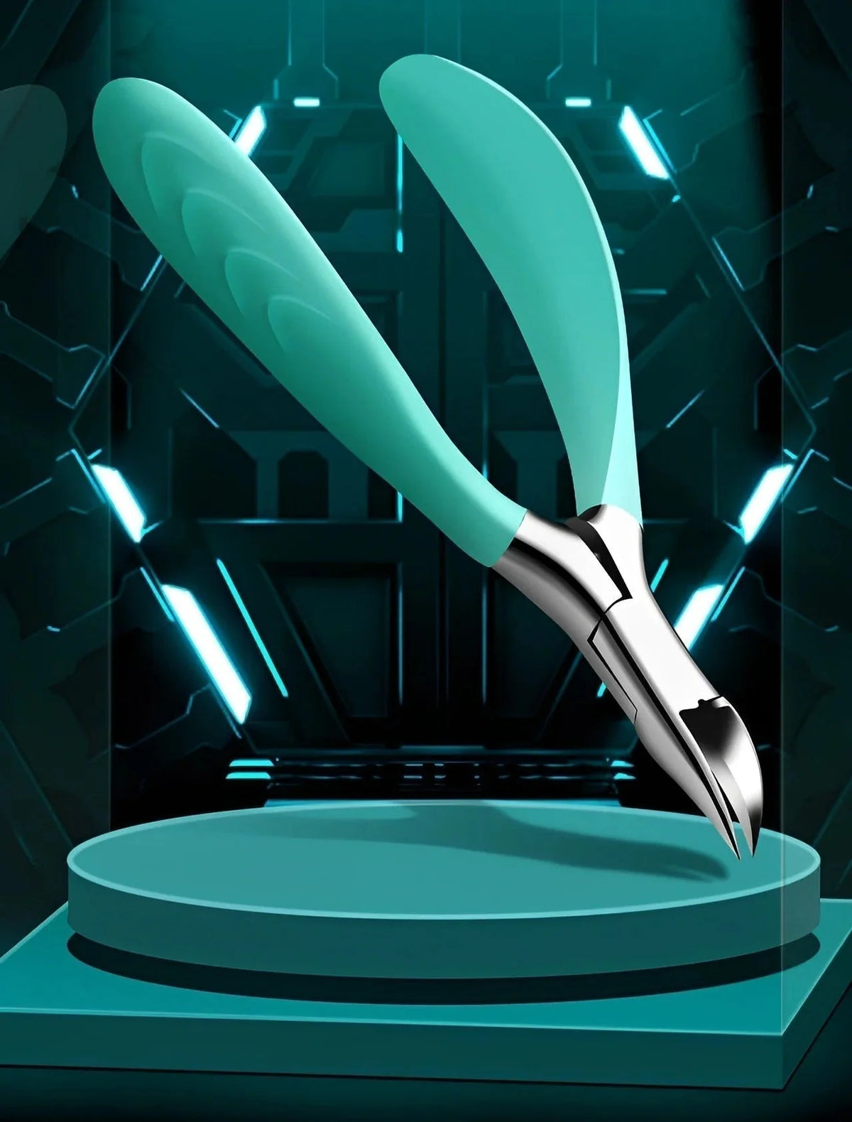 Nail Clipper 25° Curved Surgical Steel Protective Cap