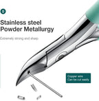 Nail Clipper 25° Curved Surgical Steel Protective Cap