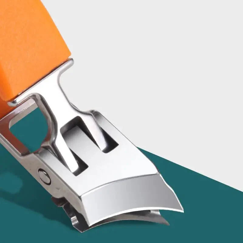 Nail Clipper Stainless Steel Splinter Guard & Wide Handle