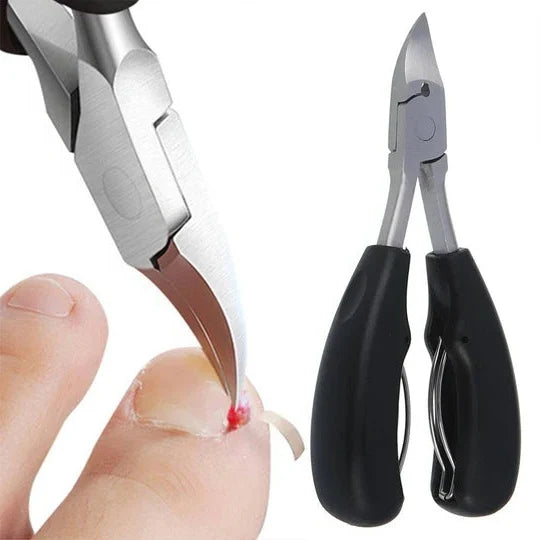 Nail Clippers Carbon Steel Ergonomic Non-Slip Set of 2