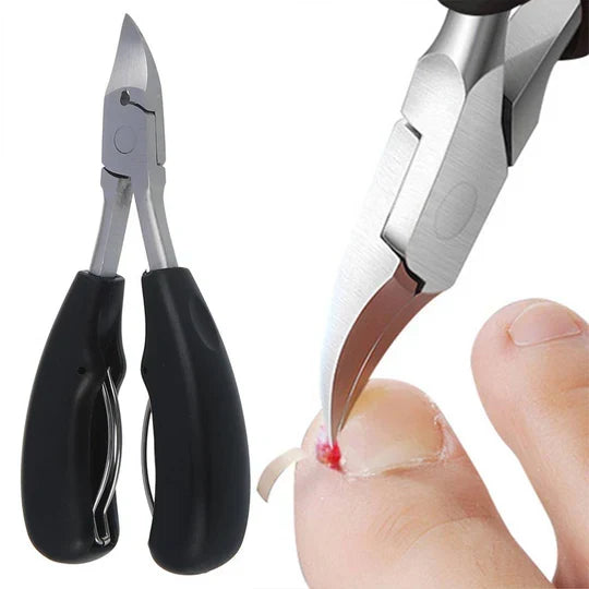 Nail Clippers Carbon Steel Ergonomic Non-Slip Set of 2