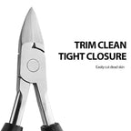 Nail Clippers Carbon Steel Ergonomic Non-Slip Set of 2