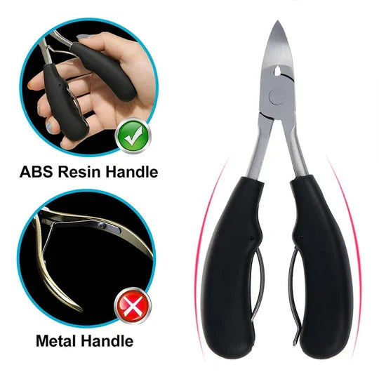 Nail Clippers Carbon Steel Non-Slip Set of 2