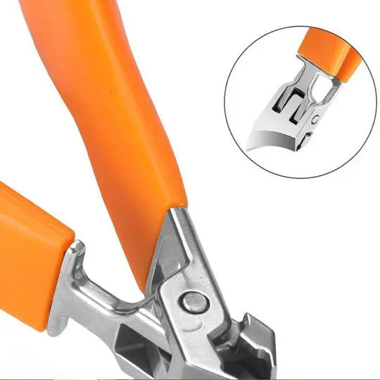 Nail Clippers Extra-Wide Jaw Stainless Steel Non-Slip Grip