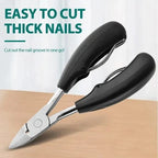 Nail Clippers Wide Jaw Opening Non-Slip Set of 2