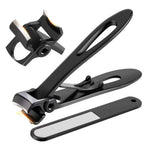 Nail Clippers Wide Jaw Stainless Steel Ergonomic Handle