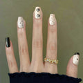 Nail Decal Set Floral Peel-And-Stick Long-Lasting