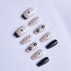 Nail Decal Set Floral Peel-And-Stick Long-Lasting