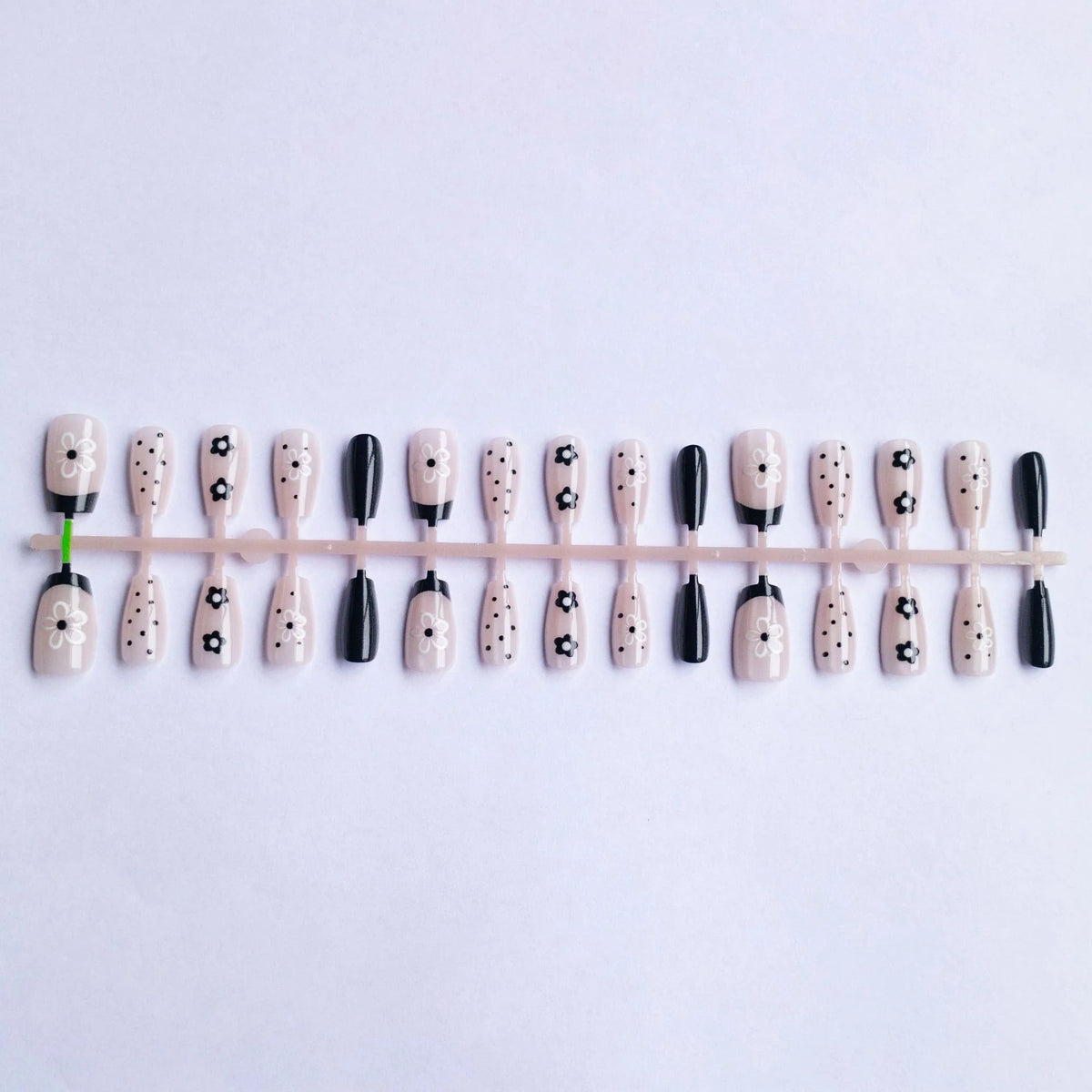 Nail Decal Set Floral Peel-And-Stick Long-Lasting