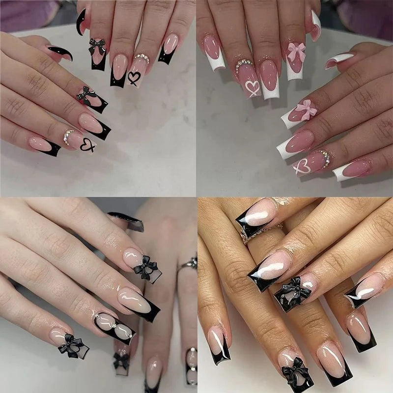 Nail Enhancements 3D Glitter Adhesive Strips Easy Apply
