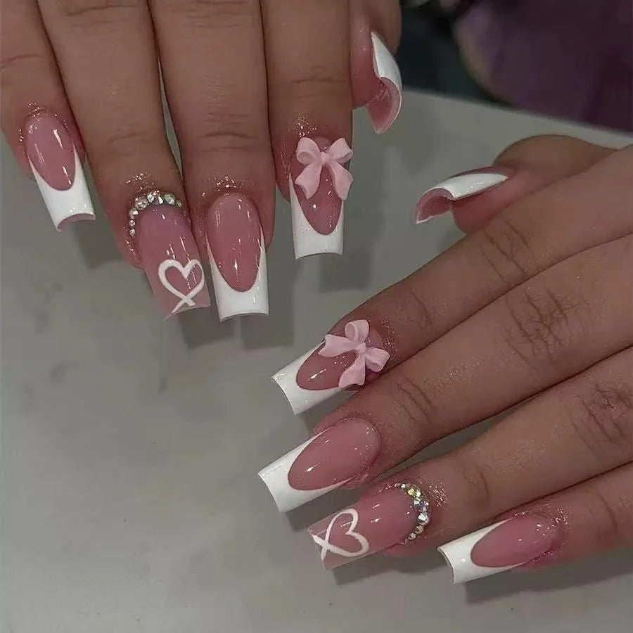Nail Enhancements 3D Glitter Adhesive Strips Easy Apply