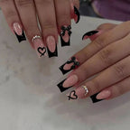 Nail Enhancements 3D Glitter Adhesive Strips Easy Apply