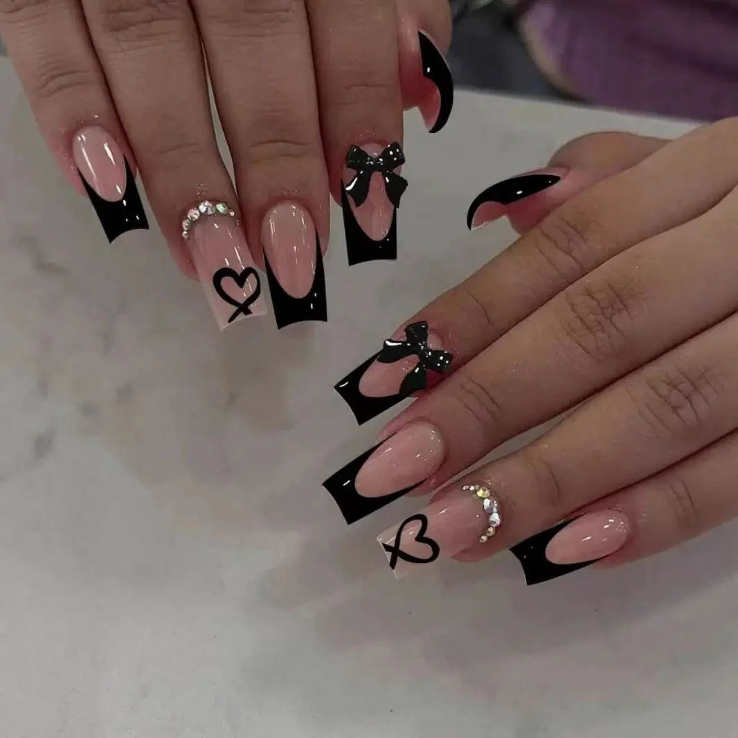 Nail Enhancements 3D Glitter Adhesive Strips Easy Apply