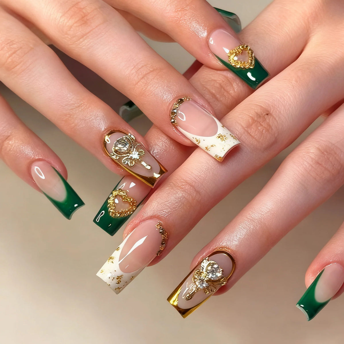 Nail Enhancements 3D Glitter Adhesive Strips Easy Apply