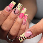 Nail Enhancements Acrylic Floral Easy Apply & Durable Wear