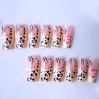 Nail Enhancements Acrylic Floral Easy Apply & Durable Wear