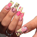 Nail Enhancements Acrylic Floral Easy Apply & Durable Wear