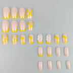 Nail Enhancements Acrylic Floral & Glitter Lightweight