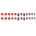 Nail Enhancements Acrylic Patriotic Design Set Of 24