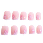 Nail Enhancements Floral Design Easy Application