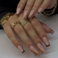 Nail Enhancements Long Almond Shape Easy Application