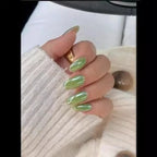 Nail Enhancements Stiletto Soft Green Set of 24
