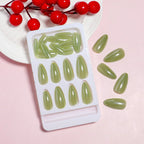 Nail Enhancements Stiletto Soft Green Set of 24