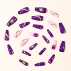 Nail Extensions 3D Celestial Purple Adhesive
