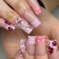 Nail Extensions 3D Floral Acrylic Comfort Fit