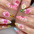 Nail Extensions 3D Floral Acrylic Easy Application