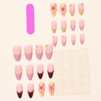 Nail Extensions 3D Floral Acrylic Full-Cover