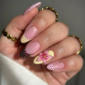 Nail Extensions 3D Floral Acrylic Full-Cover